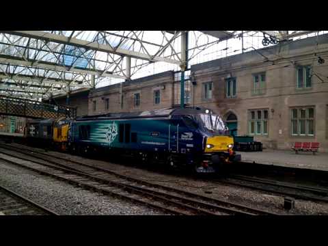 Class 68, 68003, 37401, Carlisle Railway Station
