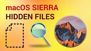 How to View Hidden Files on mac OS Sierra