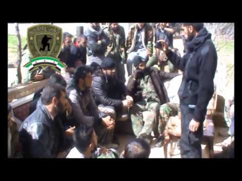 تقرير مرئي عن معركة السيطرة على حاجز ال14 في قرية جوسية في ريف حمص من قبل كتائب مغاوير القصير