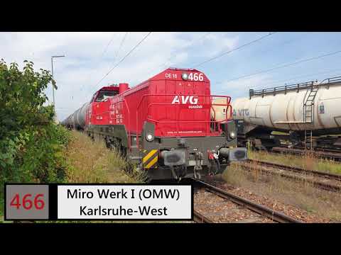 AVG Führerstandsmitfahrt Miro - Karlsruhe-West