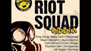 RIOT SQUAD RIDDIM MIXX BY DJ-M.o.M VYBZ KARTEL, KHAGO, CHINO, BRAMMA, MR VEGAS, PAMPUTTAE and more