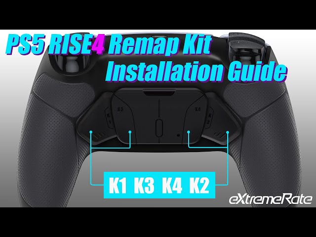 Vídeo relacionado con eXtremeRate Real Metal Buttons (RMB) Programable RISE4 Remap Kit para ps5 Mando BDM-010 & BDM-020 Actualización Board & Carcasa Trasera & 4 Palancas Botones Traseros para ps5 Control(Blanco Plata)