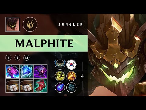 Malphite Jungle vs Sylas - KR Challenger Patch 25.24