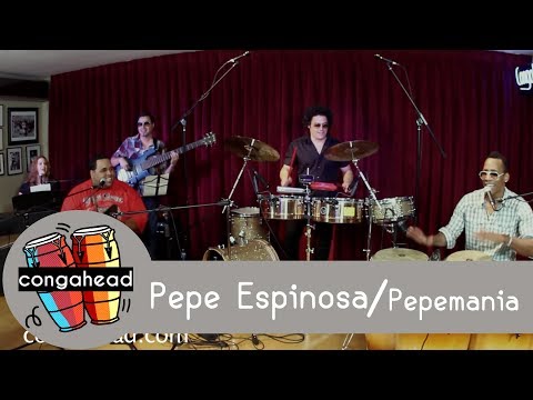 Pepe Espinosa performs Pepemania for congahead.com