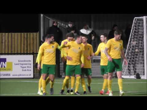 Horsham FC 1ST Goal Vs Burgess Hill Town FC - Isthmian League Trophy 2nd Knock Out Round 2019/20
