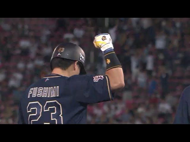 【7回表】積極打法でチャンス生かした!! バファローズ・伏見のタイムリー!! 2018/7/11 E-Bs