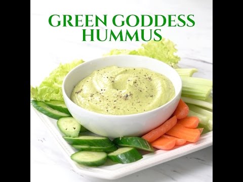 Green Goddess Hummus - Light, Healthy and Super Delicious!