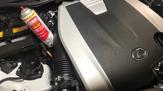 2016 Lexus IS v6 Throttle body cleaning