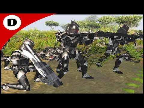 CLONES ATTACK A DROID AIRFIELD! - Men of War: Star Wars Mod