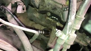 2000 Nissan Frontier 3.3 V6:  Replacing the upstream O2 Sensors