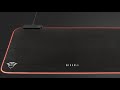 TRUST GXT 764 Glide-Flex RGB XXL pelės kilimėlis | 930x300x3mm