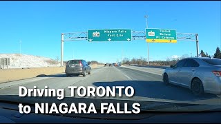 Toronto to Niagara Falls, Driving on QEW (Canadian Highway)