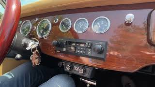 Classic Roadsters Marlene Roadster Start Up and Radio