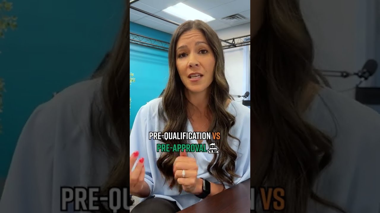 What's the difference between pre-qualification and pre-approval?