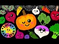🎃 Sensory Halloween Party with Dancing Fruits & Vegetables by Lucky Baby Star! Fun Fruit Dance Off 🥦
