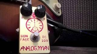 Video thumbnail for AnalogMan SunFace BC109 review by Woodbrass