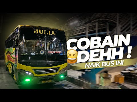 WHY ARE MANY PEOPLE AFRAID OF TAKING THE BUMEL BUS..⁉️😂Trip on the Sabar Indah Bus Surabaya - Pro...