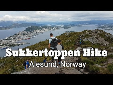 Sukkertoppen Hike in Alesund, Norway