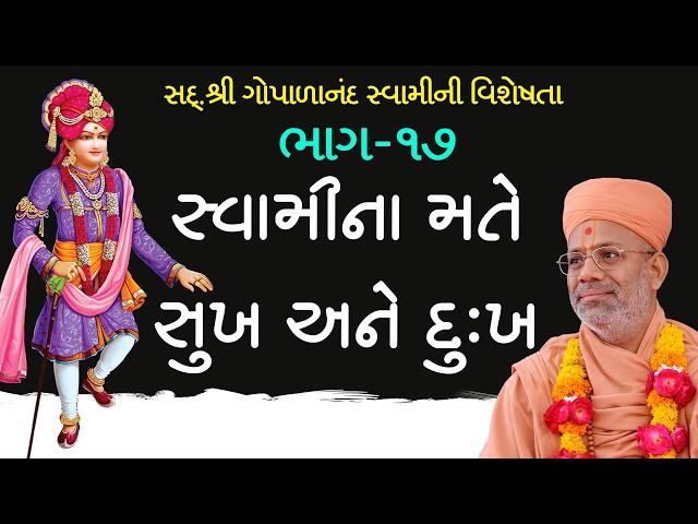 સ્વામીના મતે સુખ અને દુ:ખ