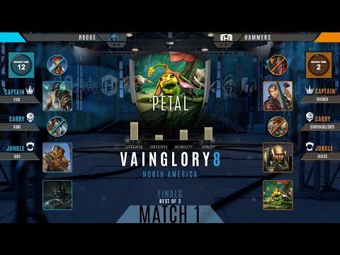 Rogue vs Hammers Game 1 Final | Vainglory 8 NA Autumn 2017 Split 2 Week 2