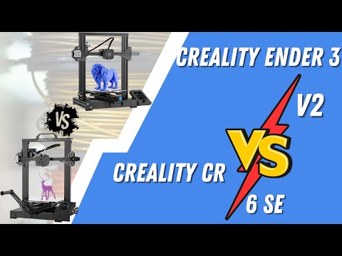 Creality Ender 3 V2 vs CR 6 SE: Battle of the Creality Titans - Which 3D Printer Reigns Supreme?