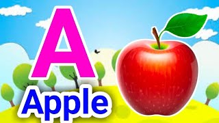 A for apple B for Ball || English Alphabets spelling phonics Sound abcd @rkkidsclass