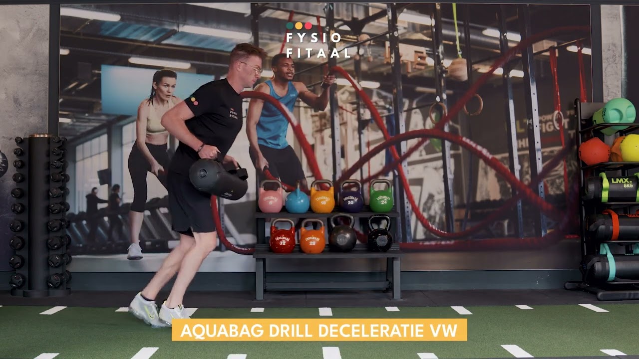 Video thumbnail: Aquabag Drill Deceleratie Voorwaarts — instructievideo