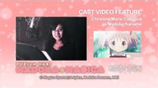 Madoka Magica English Cast Video: Madoka Kaname