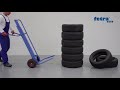 Fetra Reifenkarre mit Spreizaufnahmen 575mm Schaufeltiefe Vollgummi-Bereifung-youtube_img