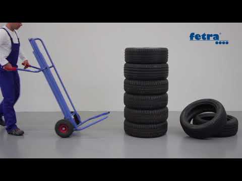Fetra Reifenkarre mit Spreizaufnahmen 575mm Schaufeltiefe mit Luft-Bereifung-youtube_img