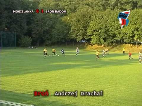 Mogielanka Mogielnica  Broń Radom 1:6 (1:2 ).Bramka Drachal A.