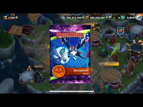 Rise of Berk ep.43 dreadfall special and dreadfall packs