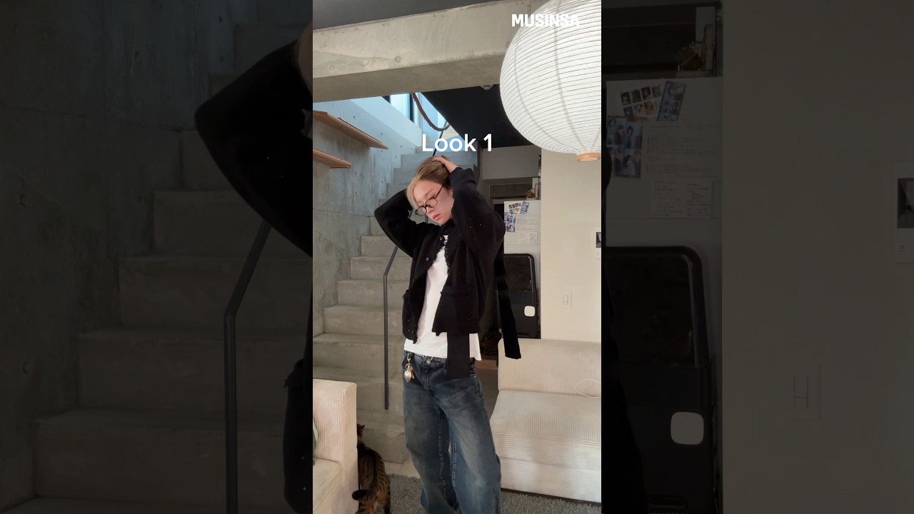 MUSINSAで買えるアイテムを使って秋の2コーデ:)🍂 (秋終わってるけど...)