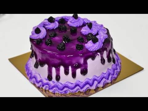 Blueberry Cake decoration