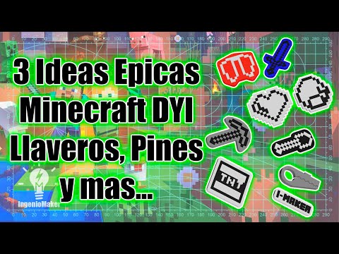 Pin Minecraft Mod 🪞 Minecraft Pins and Keychains・Free STL File for 3D printing・Cults