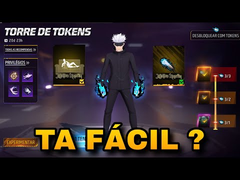 PEGANDO O NOVO “PUNHO DIVERGENTE” DO ITADORI JUJUTSU KAISEN NO FREE FIRE ! EVENTO TORRE DE TOKENS !