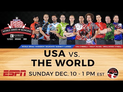 PBA USA vs. The World Airs Sunday, December 10 on ESPN