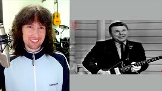 British guitarist reacts to Roy Clark&#39;s comedic SHREDDING!