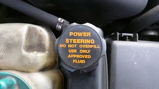 Power Steering Fluid Change / Flush Quick and Easy