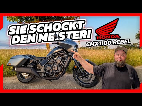 She shocks the master! Honda CMX1100 Rebel Powercruiser: DCT, acceleration, fuel consumption, dis...