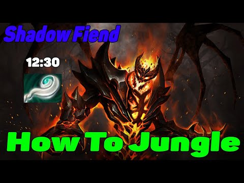 DoTa 2 How To Jungle Shadow Fiend Patch 7.29 fast EULS