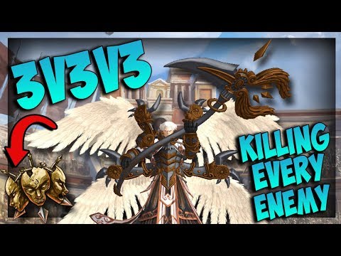 Rexsi's mains vs 3v3v3 in SMITE!: I KILLED EVERY SINGLE ENEMY!