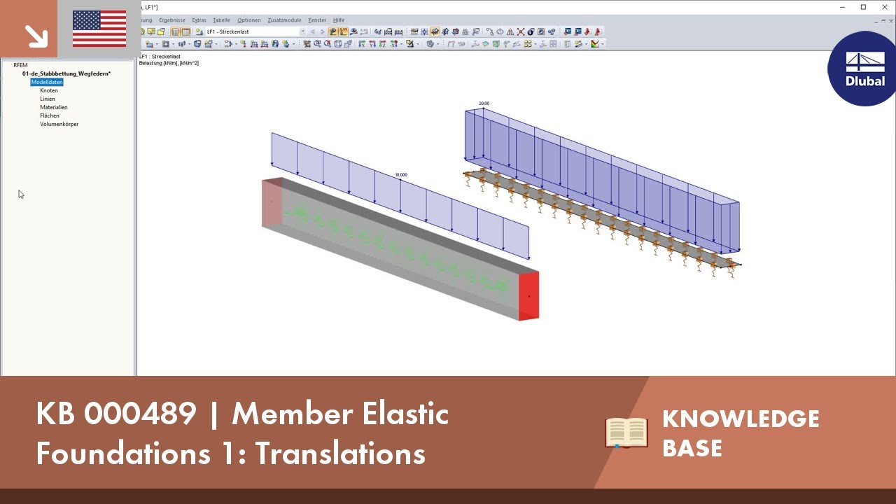 KB 000489 | Member Elastic Foundations 1: Translations