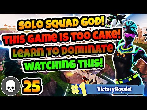 INSANE 25 KILL SOLO SQUAD! NO TEAM CAN TAKE ME DOWN! (Pro Console Fortnite Player)