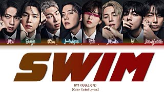 Download lagu BTS (방탄소년단) 'SWIM' [8 Members] (Color Coded Lyrics) COVER BY @gretasavino mp3