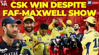 CSK Win Despite Faf-Maxwell Show | RCB vs CSK Review | DRS Live🔴