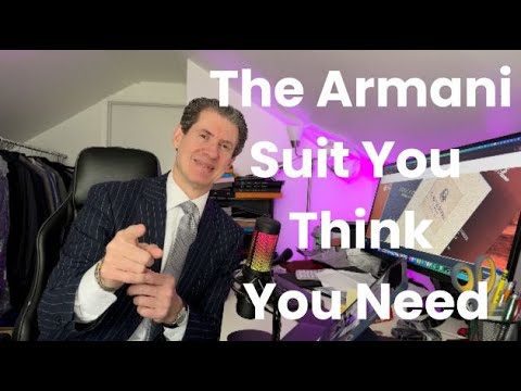 The Giorgio Armani Suit You Think You Need
