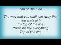 Frankie J - Top Of The Line Lyrics