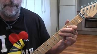 How to play Van Halen Take Your Whiskey Home on guitar
