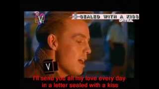 Jason Donovan Sealed With A Kiss lyrics